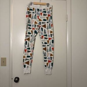 Old Navy Festive Tree Print Pajama Pants - Multicolor